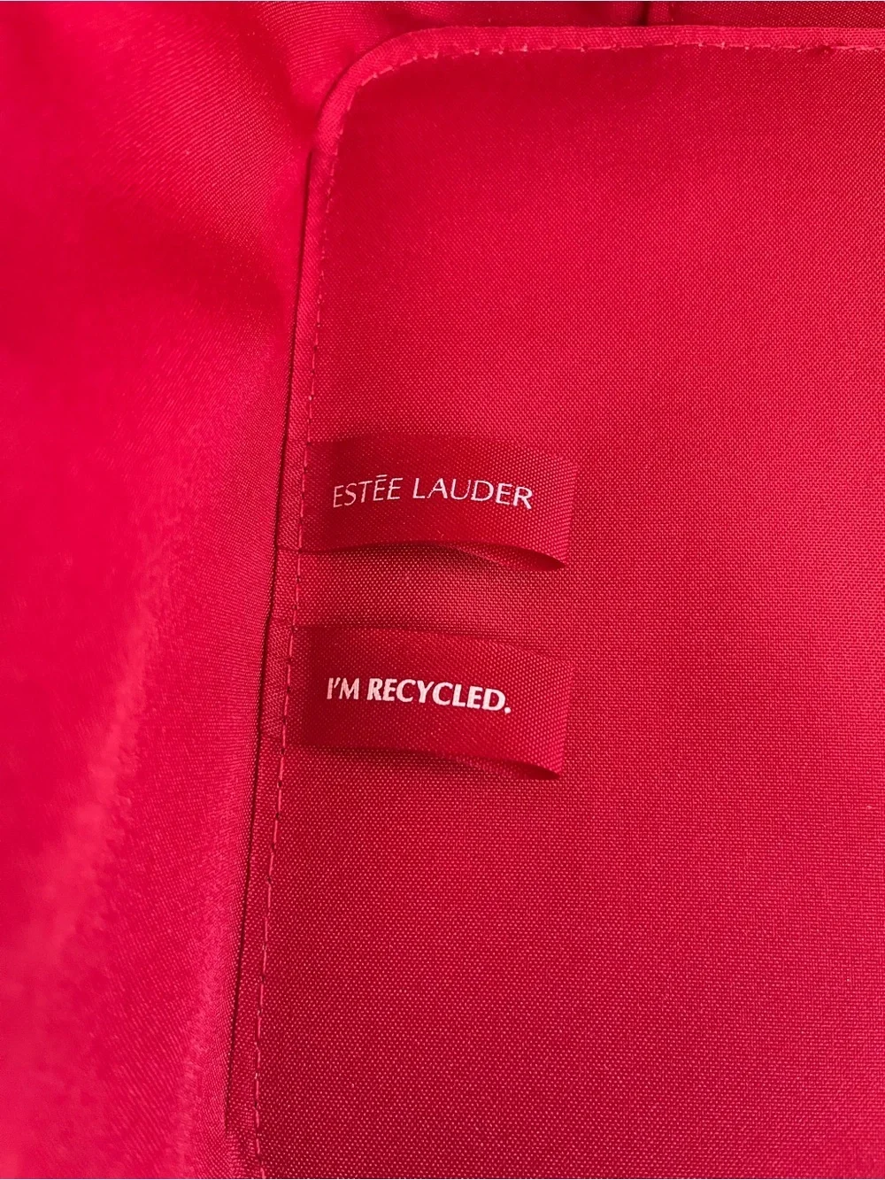Estée Lauder Red Velvet Travel Cosmetic Case Empty Gift Box